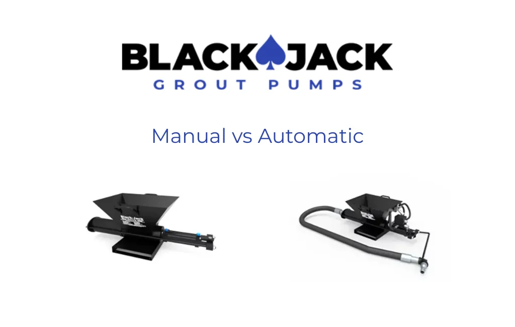 Manual vs Automatic grout pumps